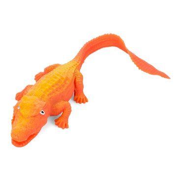 Дитяча іграшка-антистрес "Крокодил" SQ-18(Orange) розмір 24 см SQ-18(Orange) фото