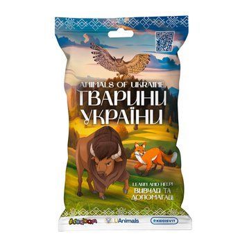 Стретч-іграшка у вигляді тварини Тварини України #sbabam 1/CN25 Іграшка-сюрприз 1/CN25 фото