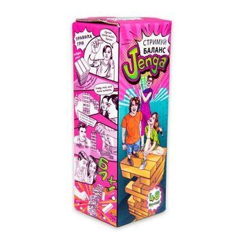 Настільна гра "Стримуй баланс Jenga" 30722, 48 брусків, українською мовою 30722 фото