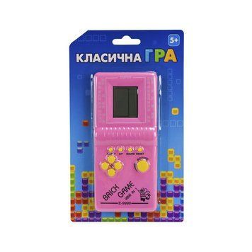 Дитяча інтерактивна іграшка "Класична гра Тетріс" 725-60(Pink) рожевий 725-60(Pink) фото