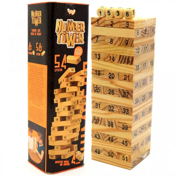 Настільна гра, що розвиває "NUMBER TOWER" укр. NT-01U NT-01U фото