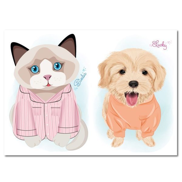 Дитяча книжка з наліпками студія краси "Dogs and cats" РМ-76-03 РМ-76-03 фото
