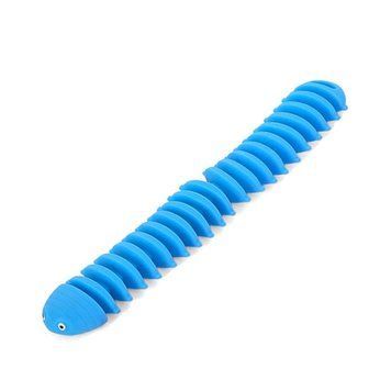 Дитяча іграшка-антистрес "Гусениця" MS 3657(Blue) 21 см MS 3657(Blue) фото
